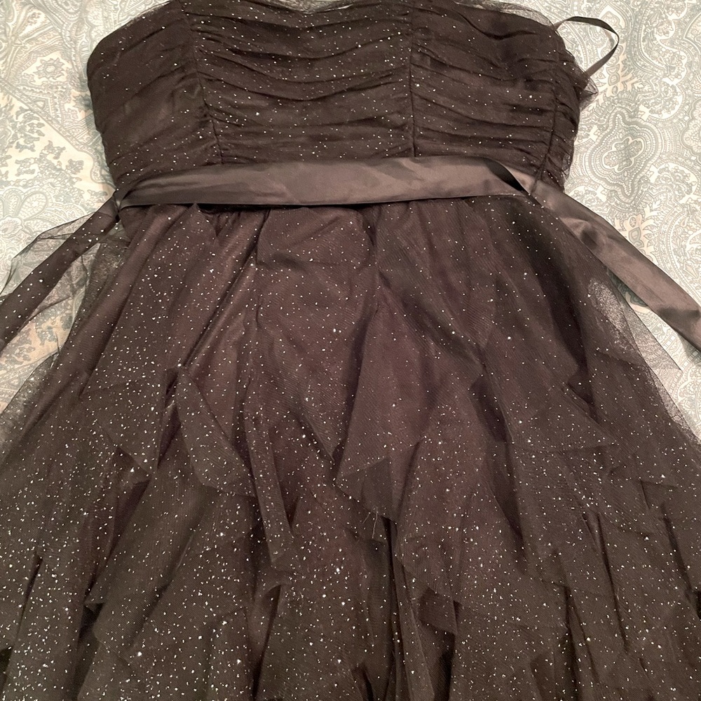Sparky Black Dress for evening event✨✨✨